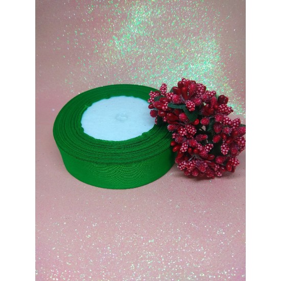 УЦЕНКА Лента репсовая однотонная 2,5 см, цена за 3 м